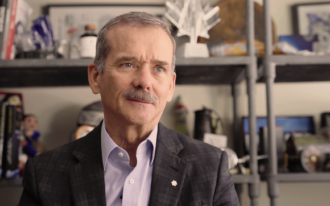 Chris Hadfield receives ISF Award