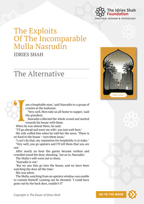 The Alternative from The Exploits of the Incomparable Mulla Nasrudin