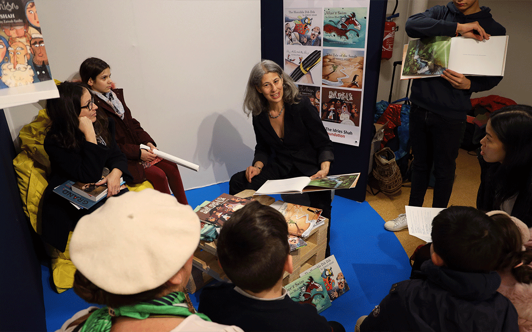 Saira Shah reads her father’s stories to Paris school children at UNESCO cultural event Saira Shah reads her father’s stories to Paris school children at UNESCO cultural event