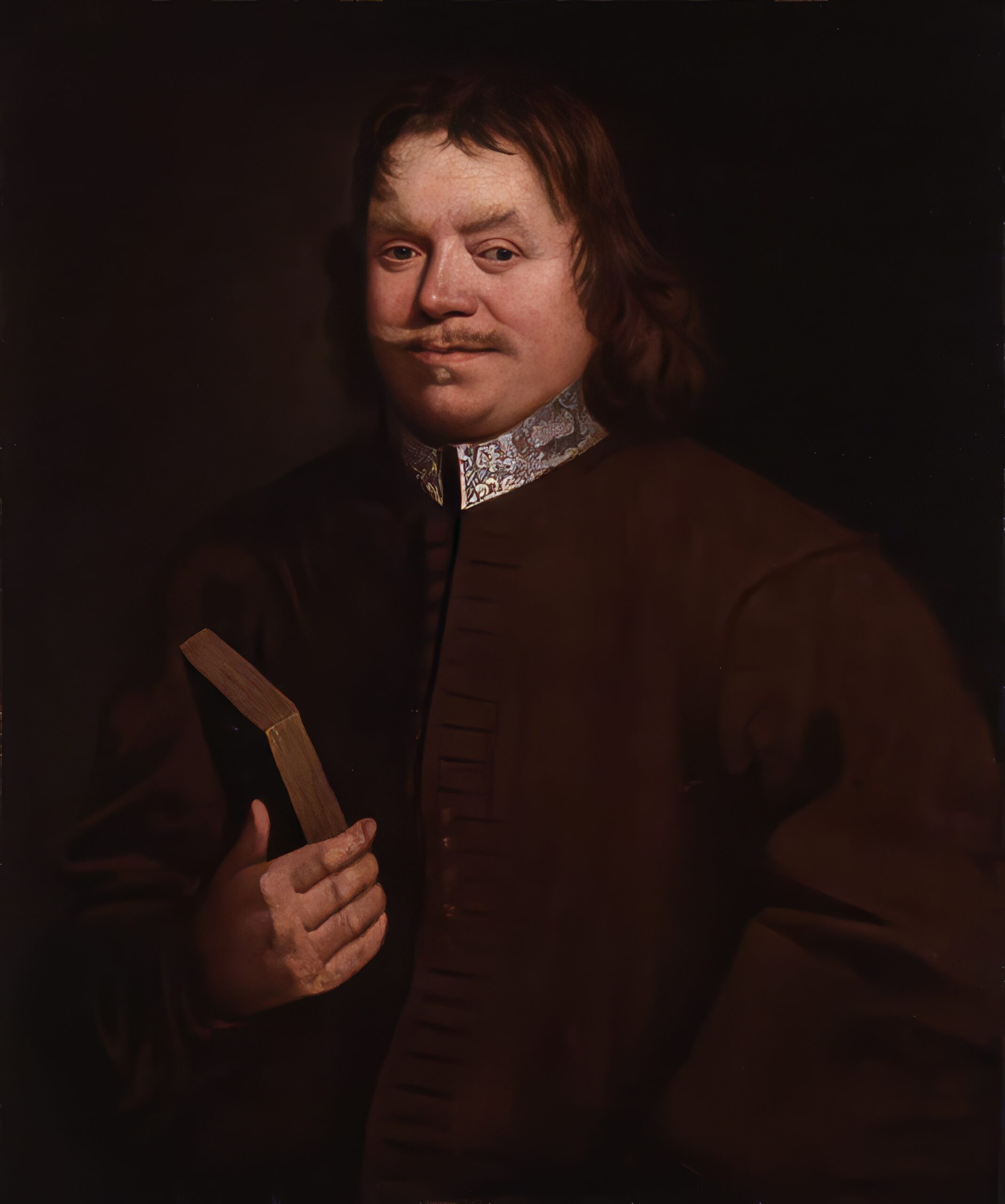 A portrait of John Bunyan by Thomas Sadler, oil on canvas, 1684.